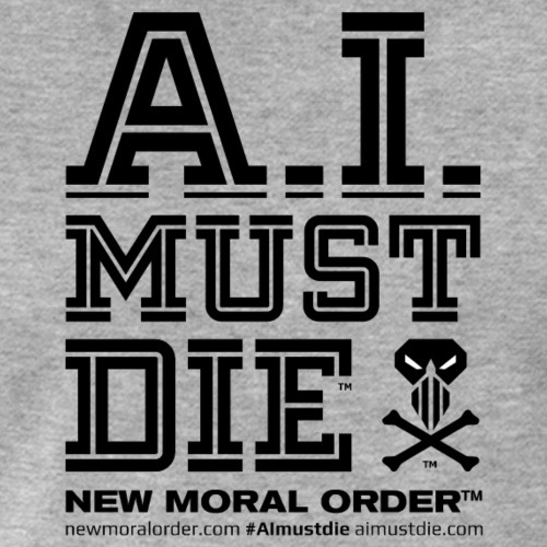 A.I. MUST DIE™ - Stacked Logo (College Font)